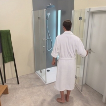 Coloana dus termostata Hansgrohe, Crometta S240, crom